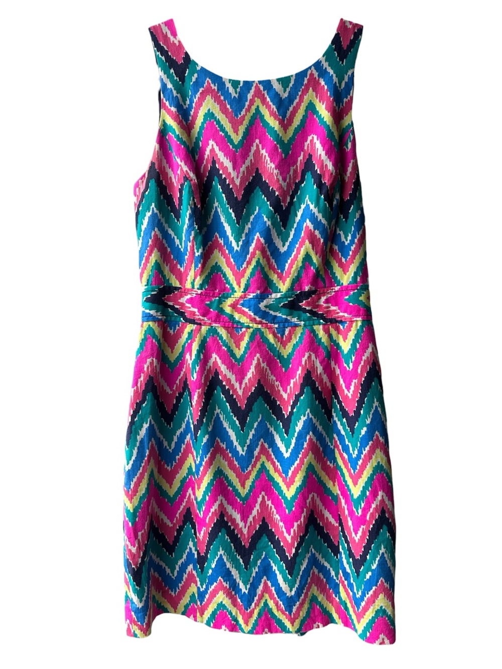 Lilly Pulitzer Hearts A Flutter Chevron MultiColored Dress